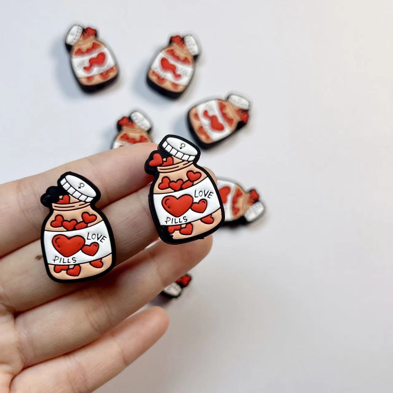 Wholesale 10PCS Silicone Cartoon Beads